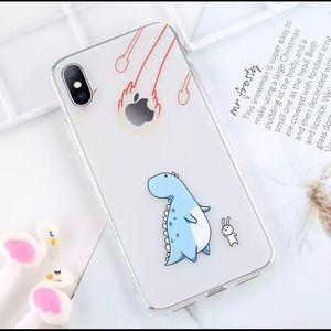 Blue Dinosaur Silicon IPhone 8 Case